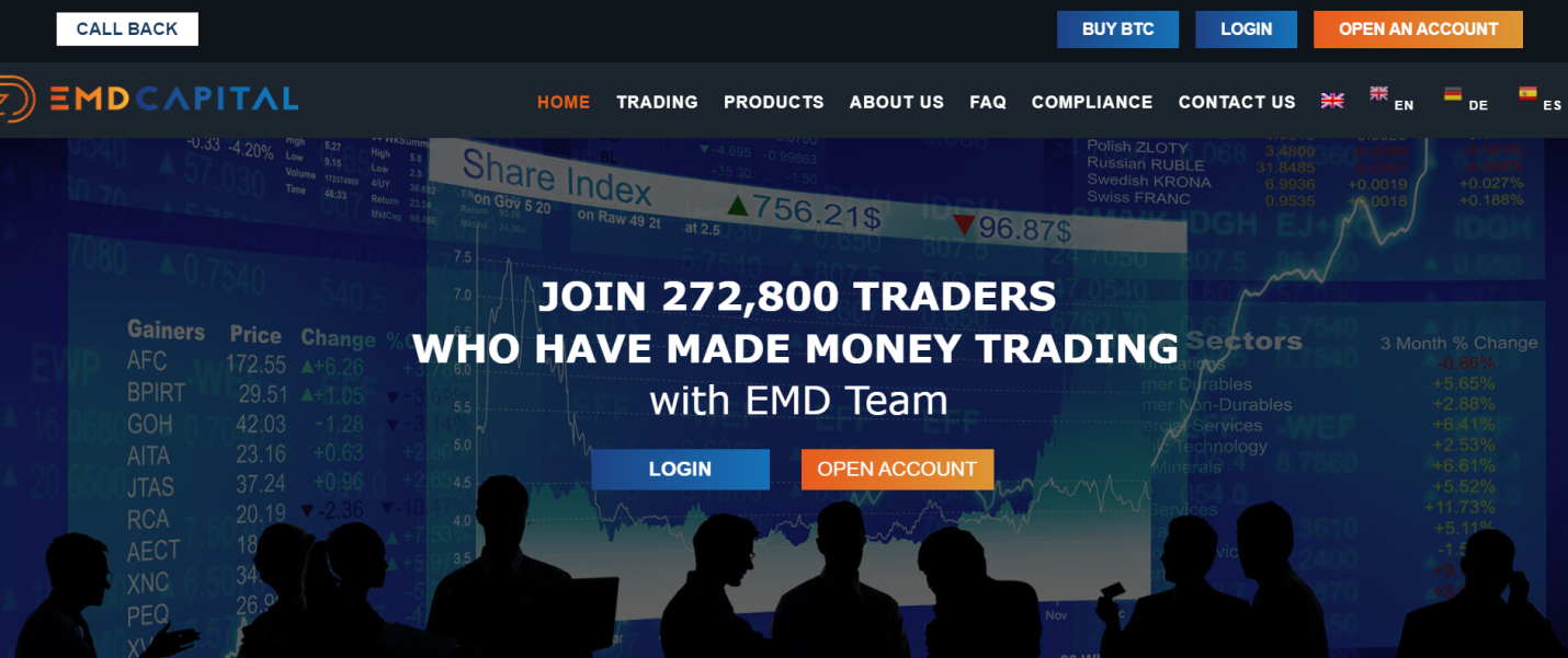 EMD Capital website