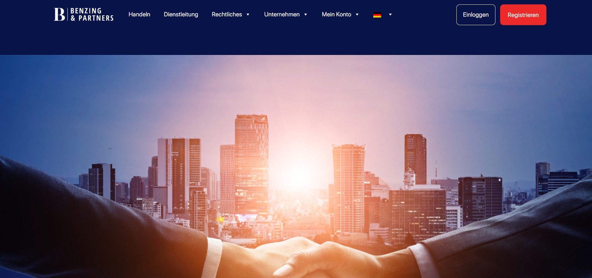 Benzing-Partners website