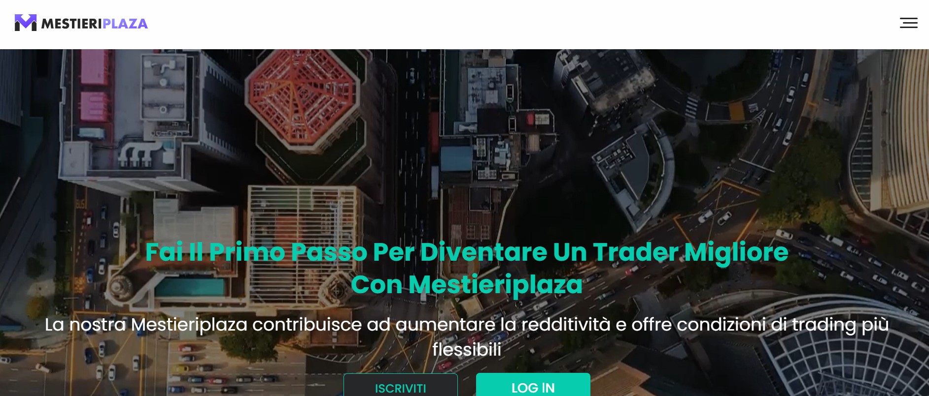 Mestieri Plaza website