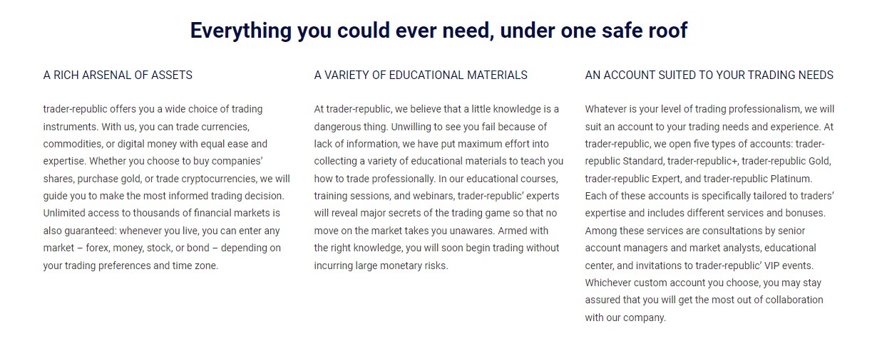 Trader Republic benefits Trader Republic benefits