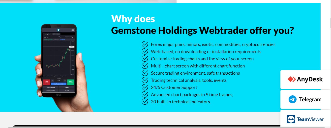 Gemstone Holdings Trading Platform Gemstone Holdings Trading Platform