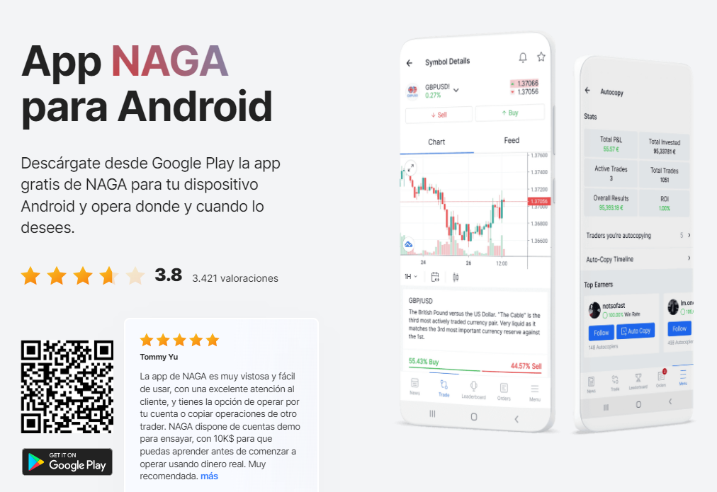 NAGA Android app NAGA Android app